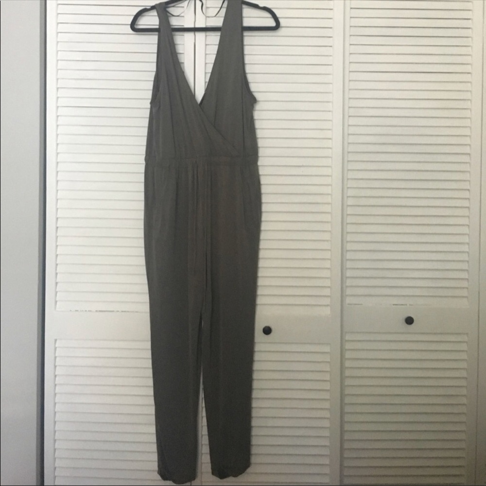 Green jumpsuit